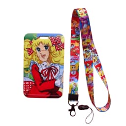 Girl Candy Lanyards Keychain ID Name Card Holder Cartoon Credit Card Cover Gift Card Protection