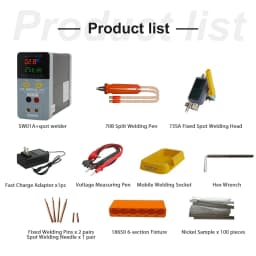 Heltec 21KW 36KW 42KW Capacitor Storage Battery Spot Welding Machine/Portable Small Spot Welder LED Display 0.5mm Thickness