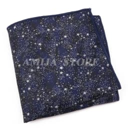 High Grade Handkerchief Man Jacquard Water Ripples Constellation Paisley Christmas's Day Party Pocket Square Handkerchiefs Suit