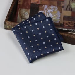 24cm Elegant Brown Pocket Square Mens Polyester Block Paisley Soft Handkerchief Wedding Party Suit Accessories Cravat Neckwear