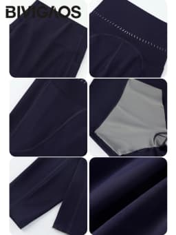 BIVIGAOS Spring Autumn Reflective Strip Side Pocket Yoga Leggings Women High Waist Hip Lift Sports Fitness Sharkskin Leggings