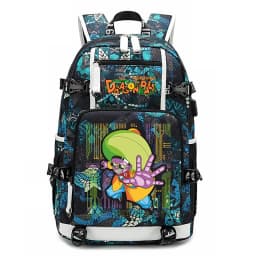Dragon Ball Z Printed Student Backpack Large Capacity Casual Daypack for Kids Teenagers School Travel