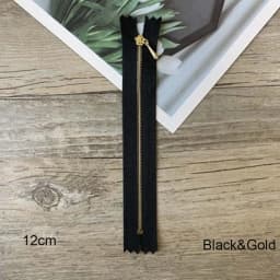 Doll Clothing Zipper Mini Zipper DIY Handmade Sewing Scrapbooking Garment Applique DIY Doll Clothes Accessory Length 10cm/12cm