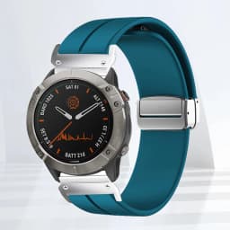 Magnetic Silicone Strap for Garmin watch Fenix 6 6x 7 7x pro 5 5x Plus 3 3HR Quick Fit No Gaps Sports 22mm 26MM Band for Enduro