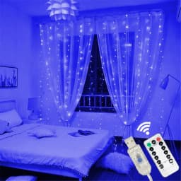 3/6M USB LED Curtain String Light Fairy Lights Garland Icicle Lights for Wedding Party Home Garden Decoration Valentine's Day