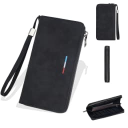 New Men's Long Wallet Zipper Design Multi-Card Slots Large Capacity for Phone & Coins High Quality Male Clutch Style