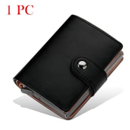 Rfid Small Men Wallets Luxury Brand Credit Card Holder Money Bags Pop Up Bank Cardholder Wallet Wallet for Men Cartera Hombre