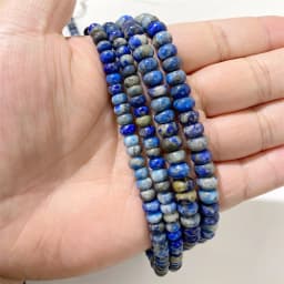 High Quality Natural Stone Bead Rondelle Shape Loose Spacer Abacus Quartz Beads For Handmade Jewelry Bracelet Necklace DIY