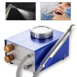 Dental Sandblasting Machine Adjustable Pressure Air Water Prophy Polishing Teeth Cleaning Tools