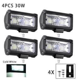 Car Work Light LED Offroad 4x4 Spotlights Fog Lamp Diode Headlight SUV ATV Tractor Boat Trucks Excavator Light Bar 12V 24V
