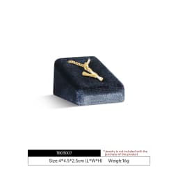 Yinbeini Velvet Pendant Necklace Display Stand Earring Stud Jewelry Display Prop Holder for Retail Showcase TB030