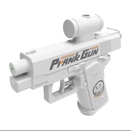 Creative 2-Way Water Spray Gun Reverse Splash Toy for Prank Press Spray Squirt Gun Double Directional Water Gun Fun Outdoor Toy