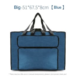 Solid Color Artist Bag A2 Art Portfolio Shoulder Bag Waterproof A3 Drawing Board Bag Carry Tote Bag