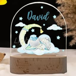 Personalized Children Fairy Lamp Custom Castle 3D Night Light For Kids Tinkebell Bedroom Home Decoration Birthday Christmas Gift