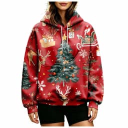 Women Fall And Winter Hoodie With Pet Pouch Oversized Pocket Colorful Print Sweatshirt For Dogs And Hoodies for Women Casual