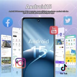K-Touch C26 Ultra Mobile Phones Android 15 Smartphone 7.3 HD Cell Phone 22GB 2TB 8000mAh Face Unlock 5G Dual SIM 16+48MP Camera Cellphones For Men Women