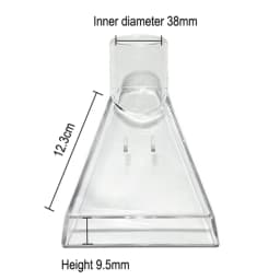 Wet Vacuum Cleaner Spray Nozzle Inner Diameter 38 mm, for Cleaning Sofas, Carpets, Etc., Upholstery Vacuum Cleaner Nozzle