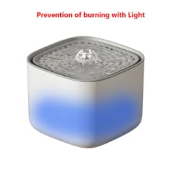 3L Large Capacity Pet Water Fountain, Automatic Circulating Filter Water Dispenser for Dogs & Cats with USB Port