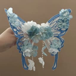 2pcs/set Ancient Style Fairy Tale Hairclips Elegant Styling Tassel Hairpin Extra Large Flower Silk Headwear For Women Girls