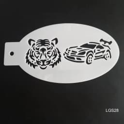 PET Stencil For Face Body Face Painting Paint Reusable Templates For Body Arts Cosplay Halloween Christmas Party