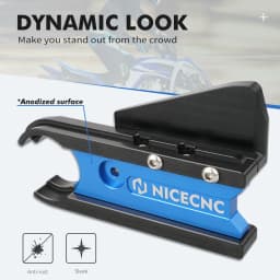 NICECNC For Yamaha YFZ 450R Chain Guide Guard Cover Protector For Yamaha YFZ450R 6061-T6 Billet Aluminum Prevent Derailing