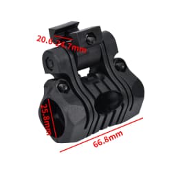Wadsn Mini Helmet Lamp White Light LED Flashlight Fit FAST HELMET Outdoor Tactical signal Optical hunting equipment Nylon Clamp