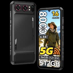 [Shipping From Poland] OUKITEL WP68 Air 5G Rugged Smartphone 36GB(12+24) RAM 512GB ROM 8000mAh Battery 45W Fast Charging 6.88" 120Hz Display Dimensity 7025 Android 16.0 64MP Camera NFC