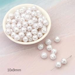 Cute Irregular Shape ABS Imitation Pearls Beads Charms for Necklace Bracelet Bead For Jewelri Makeing