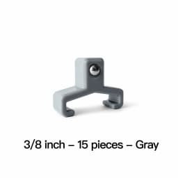 15Pack ABS Plastic Socket Organizer Rail Replacement Clips, 1/2 3/8 1/4 Drive Spring Loaded Ball Bearing Socket Holder Tool Rack
