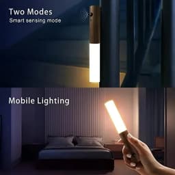 Multifunctional Portable Two Modes LED Rechargeable Magnetic Night Light Intelligent Human Body Induction Night Lamp For House