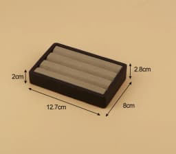 Jewelry Storage Box Gem Box V Groove Diamond Ring Face Bare Stone Color Treasure Bare Diamond Box Counter Sample Display Props