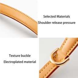 Adjustable Vachetta Leather Replacement Shoulder Strap For Carryall Nano Bag Crossbody Bag Strap Accessories