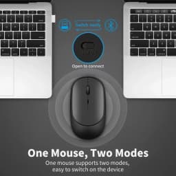 Wireless Mouse Rechargeable Mouse Gamer Dual Modes Bluetooth-compatible 2.4G USB Mice For Laptop Pad Tablet PC Macbook Mause