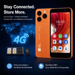 AGM N2 Mini Smartphone Compact Size 4.96 inch Display 3GB 32GB 3000mAh Removable Battery Android 16 GO System Lightweight Phone