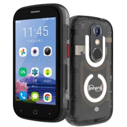 Unihertz Jelly Star Smallest Android 13 Smartphone 8GB 256GB Led Light Transparent Backshell Mobile Phone 48MP 3inch Cellphones