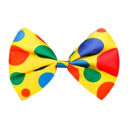 Colorful Polka Dot Printed Clown Tie And Bow Tie Halloween Carnival Circus Clown Props Fancy Cosplay Performance Party Costumes