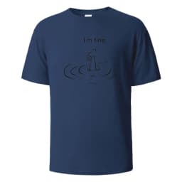 T'm Fine Print T-Shirt 100% Cotton Summer Tees For Men Women Oversize Casual Tops