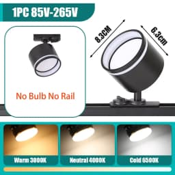 Led Spot GX53 Ceiling Lamp Indoor Decor Track Light Rotatable Spotlight For Living Room Bedroom Store Chandelier LED Spot Lights