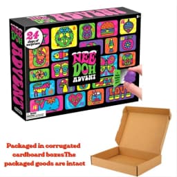 2026 Hot NeeDoh Advent Calendar Gift for Children 24 Day 3D PVC Dolls Countdown Christmas 2026 New Year Surprise Gifts