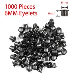 500 Pieces Eyelets for DIY Kydex Sheath Making 7mm Rivet Hand Tool Parts 6x6mm 7x6mm