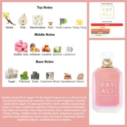 KAYALI Vanilla Candy Rock Sugar 42 81 57 48 Eau De Parfum For Women – Long Lasting Sweet Vanilla Candy Perfume, Bubble Gum, Caramel, Pear, Violet & Gourmand Fragrance Spray, 3.4 Oz / 100ml