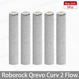 Roborock Qrevo Curv 2 Flow/Qrevo Curv 2 Flow Robot Vacuum Accessorie Main Side Brushe Mop Cloth HEPA Filter Dust Bag Spare Parts