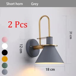 Modern Simple Wall Lamp Living Room Creative Background Wall Aisle Wall Lamp Nordic New Bedroom Bedside Lamp