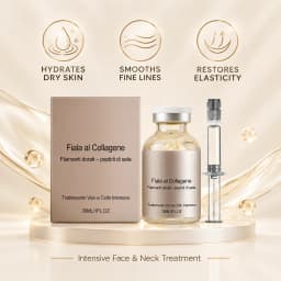 Collagen Silk Peptide Firming Ampoule Face Neck Serum Hydrating Essence For Dry Skin Smooth Fine Lines Restore Elasticity Dewy