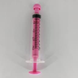 Color straight mouth syringe 5ml 10ml with plastic cap