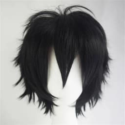 Multicolor Layered Short Spiky Synthetic Wig Unisex Anime Male Character Halloween Party Convention Game Cosplay Daily Fashion