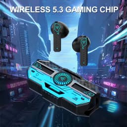Bluetooth 5.3 Earphone Wireless Earbuds Low Latency Headphones HD Call Dual Mode Gaming
