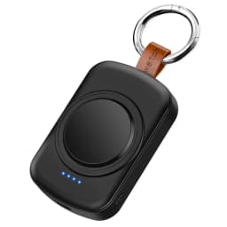1800mAh Magnetic Smartwatch Wireless Charger Dock with Keychain for Samsung Galaxy Watch 8/7/6 Classic 5/4 Pro/3 Fast Charging