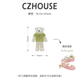 1/6 Scale Miniature Dessert Collection: Heart Cake, Churros, Smile Cookies Soda Bottle & Tiny Bear for BJD Dollhouse Party Scene