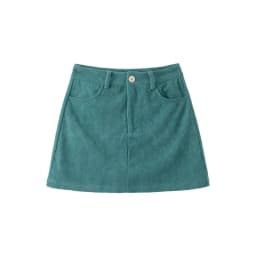 Women's High-Waist A-Line Short Skirt Spring Autumn Retro Brown Corduroy Skirts Woman Solid Color Straight Leg Pencil Skirt Mini